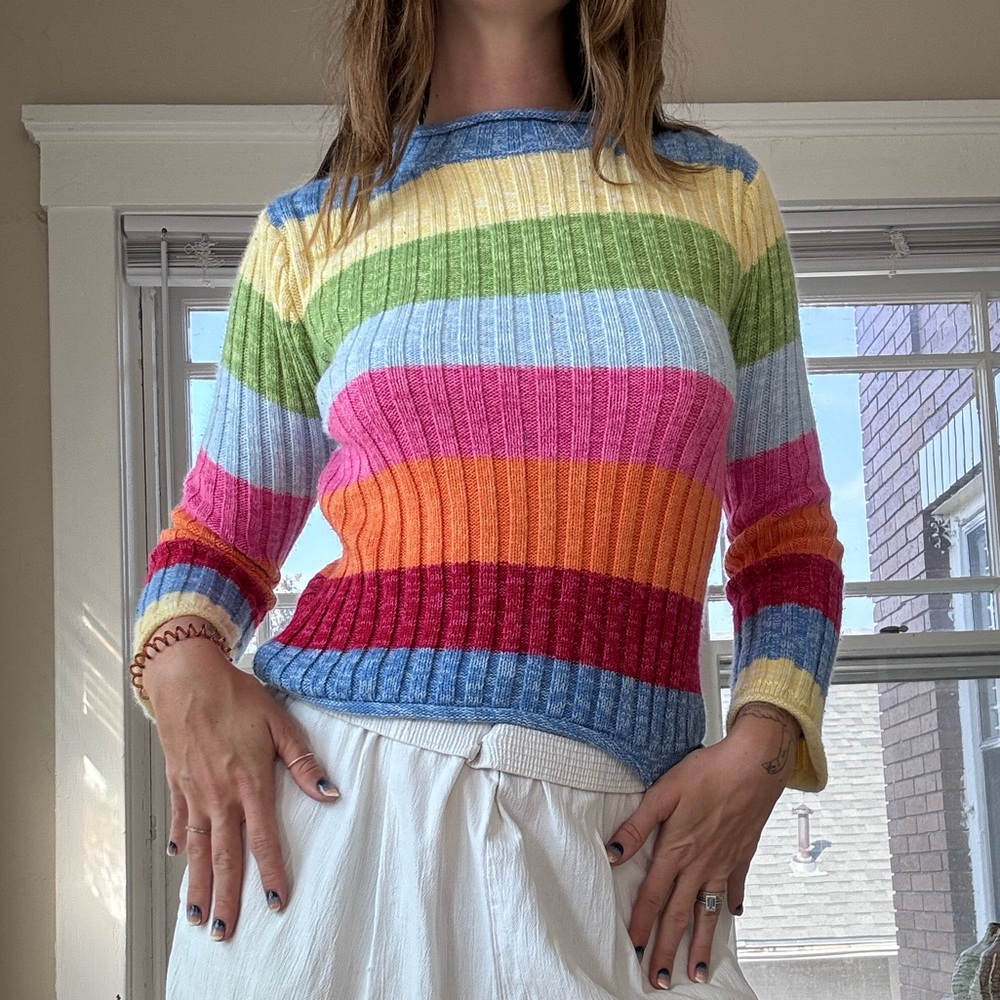 A Case Of The Stripes Striped Sweater